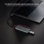 Nanocable Hub USB-C 5 en 1 Gris 15cm 10.16.1005